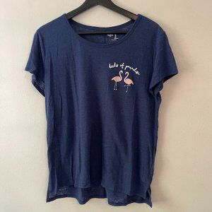 Gap Body Birds of Paradise Flamingo Graphic Tee
